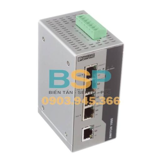 Bộ chuyển mạch Ethernet công nghiệp Phoenix Contact 2891064 FL SWITCH 1001T-4POE - 2